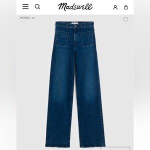 Madewell Women's Wide Leg Jeans